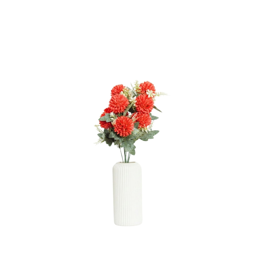 Faux Chrysanthemum with Pot combo of 2 (P1)