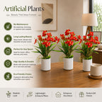 Artificial rain lily combo of 3