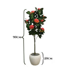 Artificial rose plant (combo of 2)