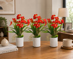 Artificial rain lily combo of 3