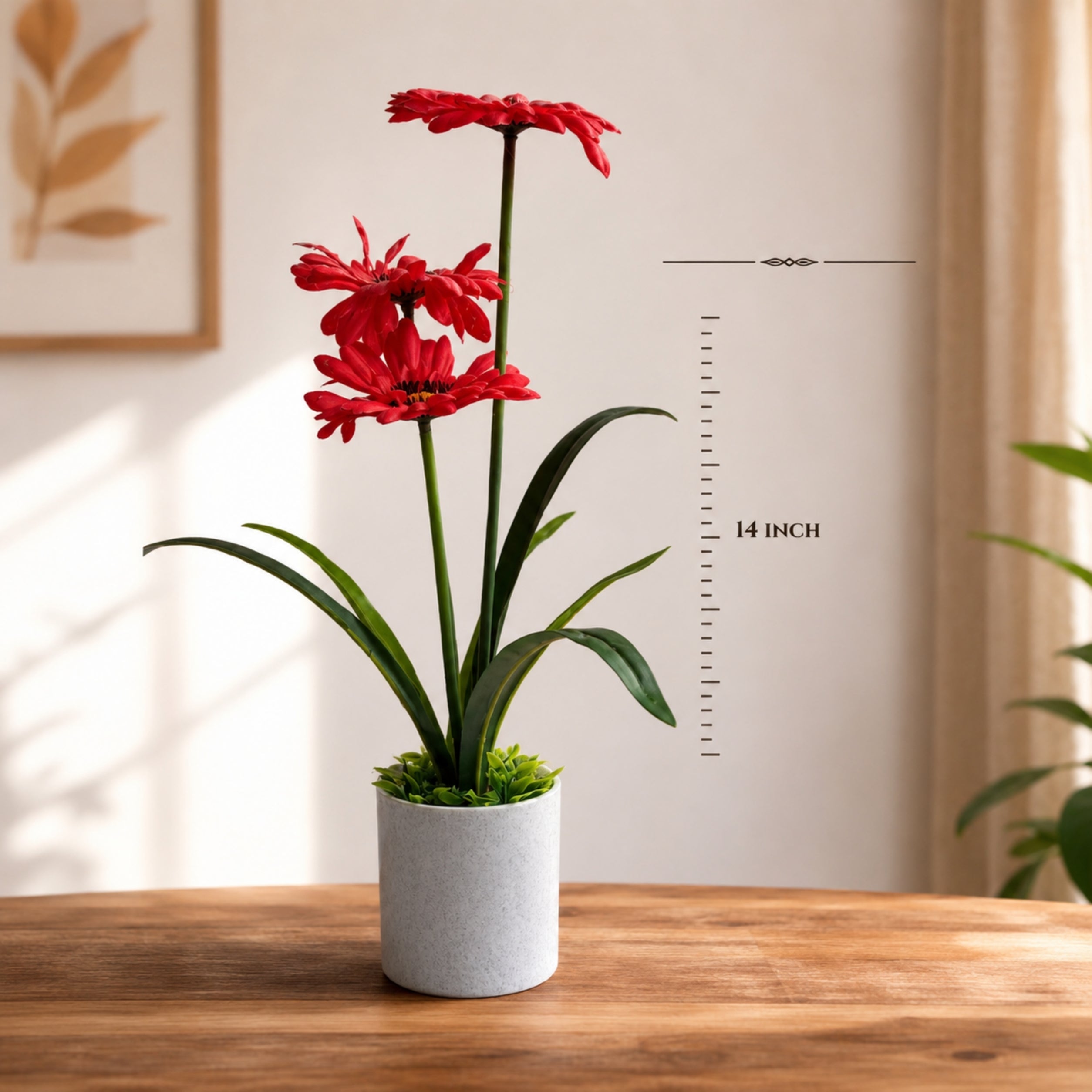 Artificial  Gerbera Daisy Combo of 3