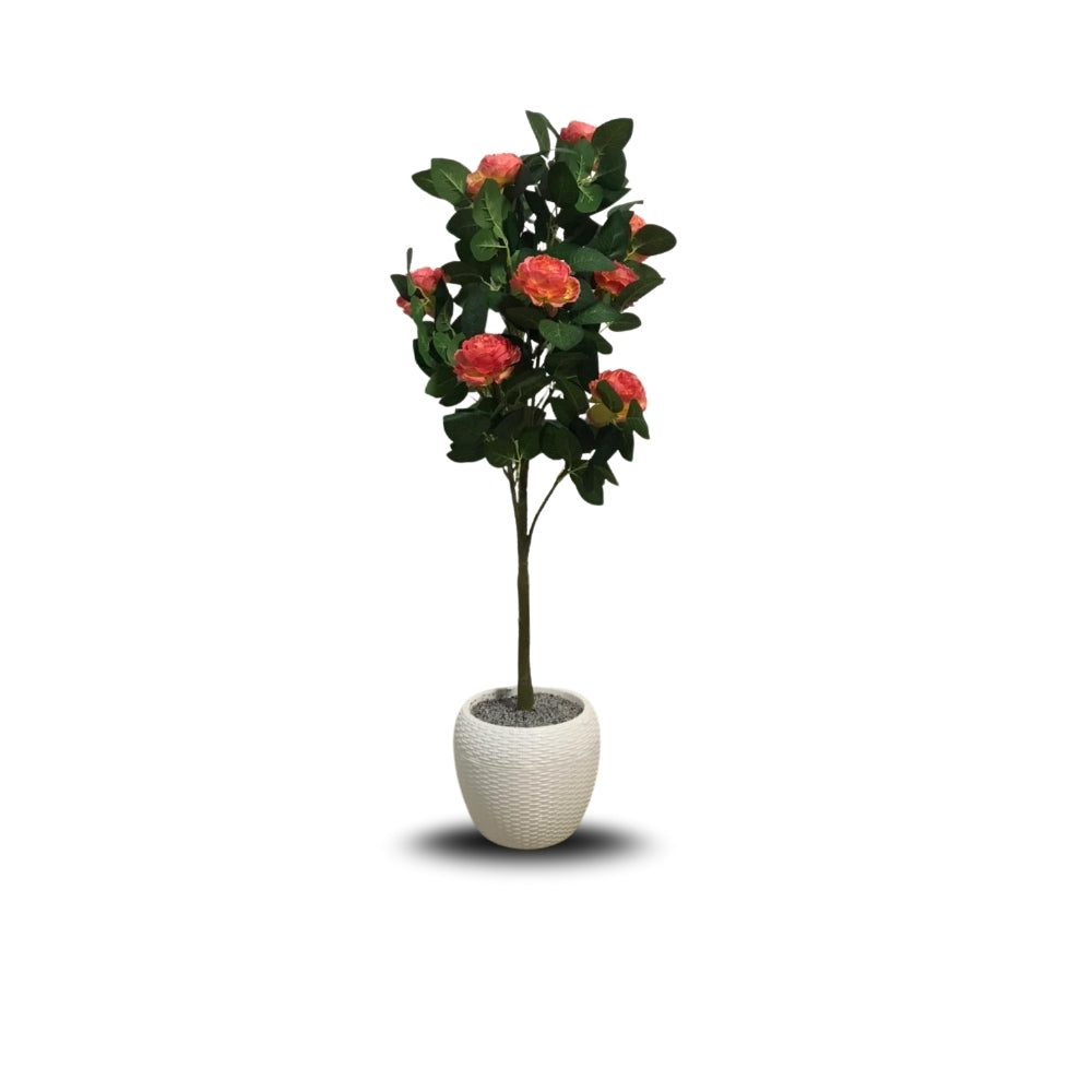 Faux Camellia Rose Plant(P33)
