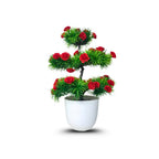 Artificial Bonsai Roses wit Pot (P23)