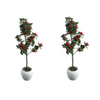 Artificial peony rose flower(combo of 2)