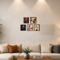 Potstory Premium Wall Frame Set – Set of 5 | Modern Decorative Photo Frames for Home & Office