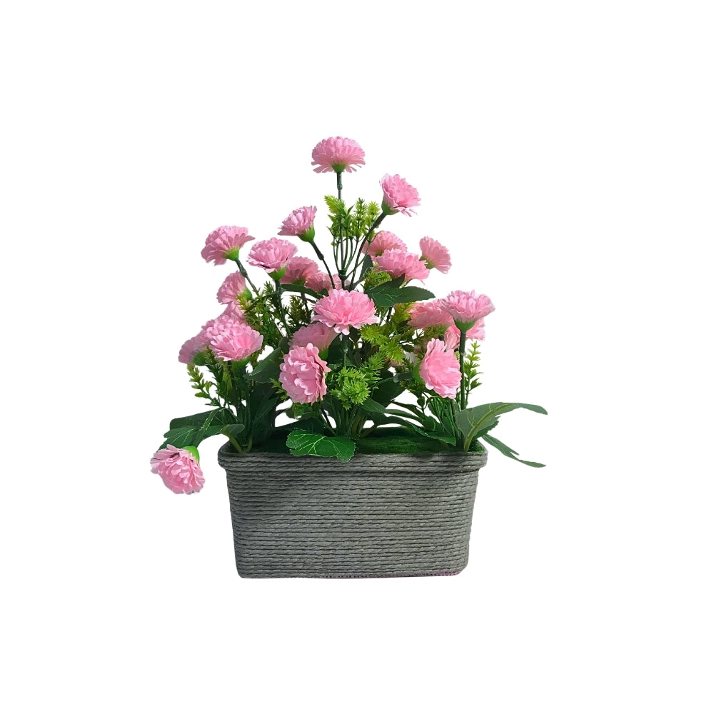 Faux Lilly with Coir Basket Combo of 2
