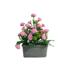 Faux Lilly with Coir Basket Combo of 2
