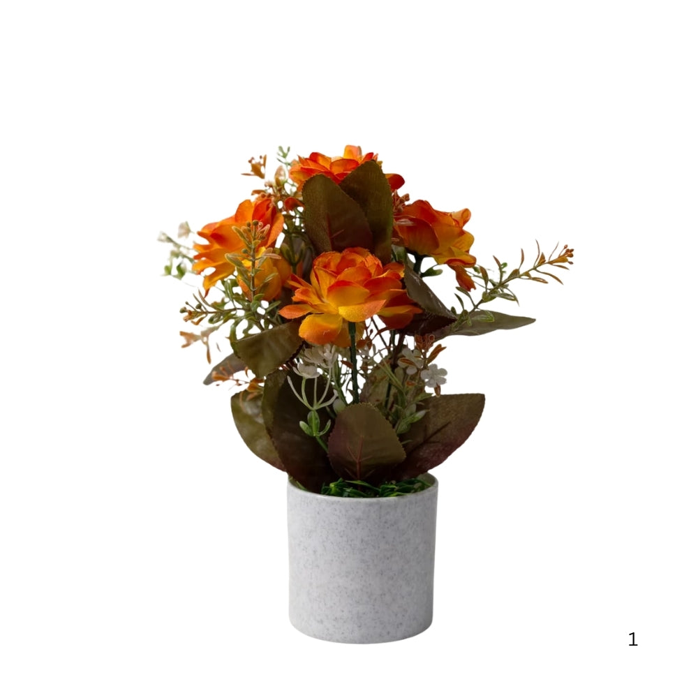 Artificial CAMELIA Roses (Combo of 2)
