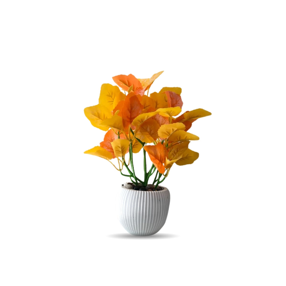 Artificial Bonsai Leaf Plant Combo of 2(P9)