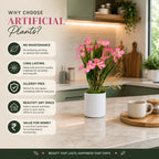 Artificial rain lily combo of 3