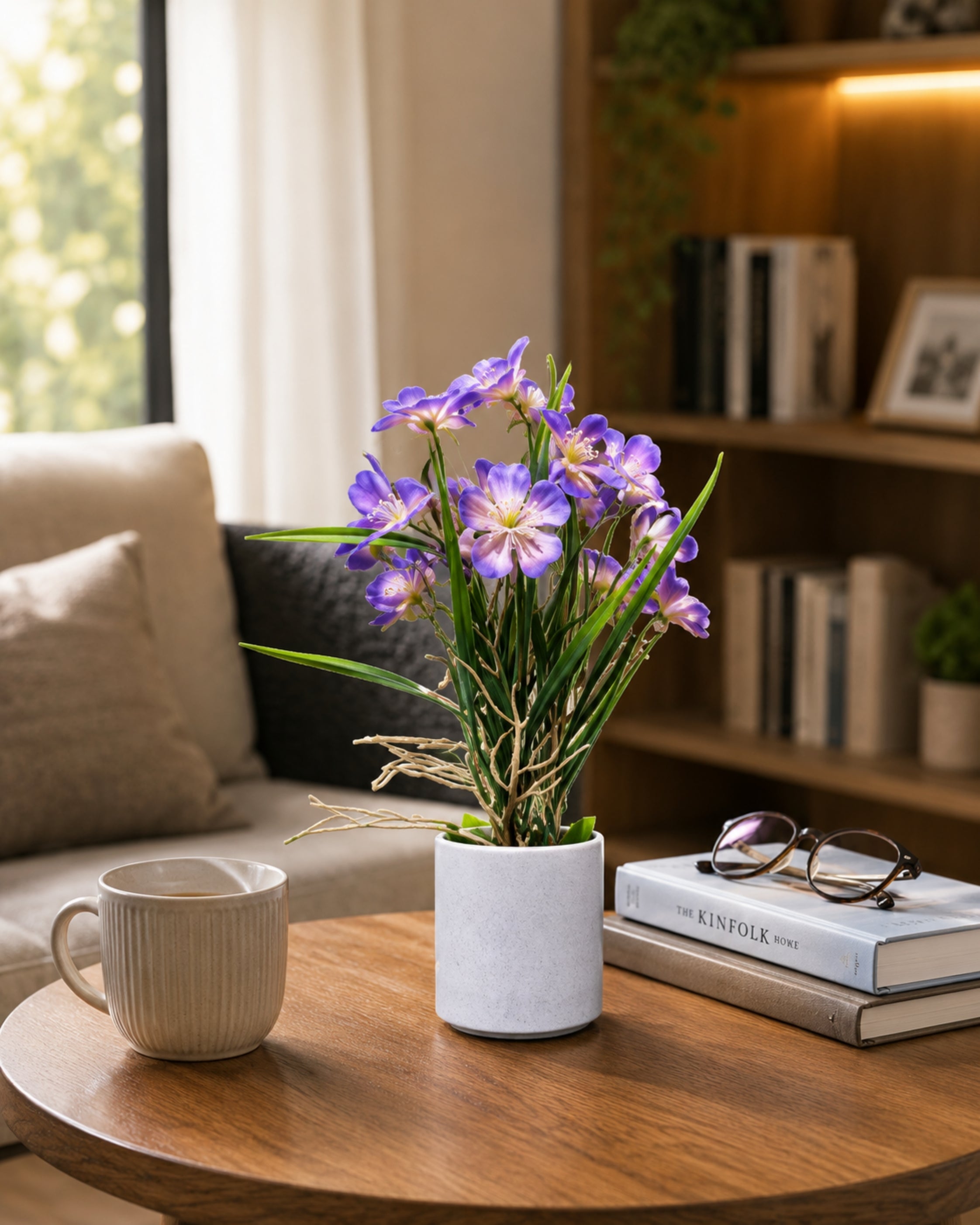 Artificial rain lily combo of 3