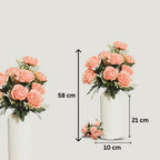 Artificial Rose Plant combo of 2 (P1)
