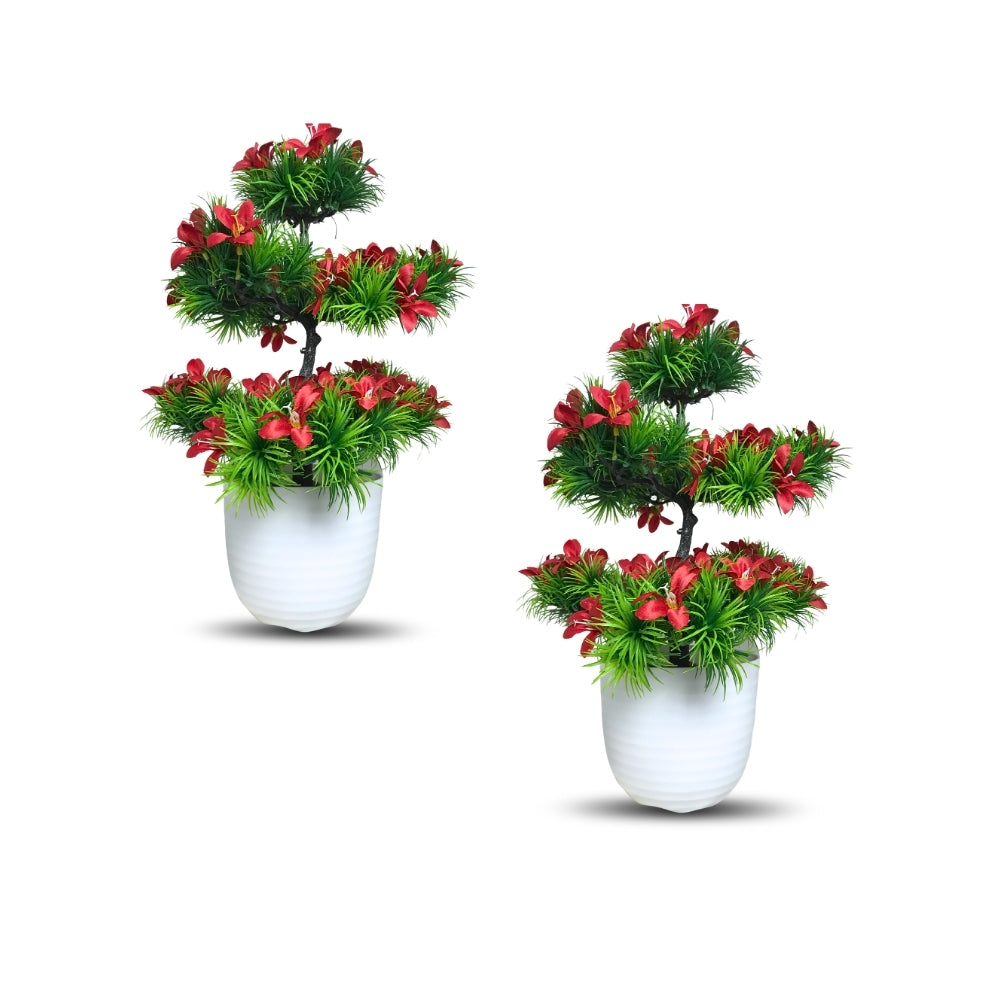 Faux Bonsai Lilly Plant with Pot(P40)