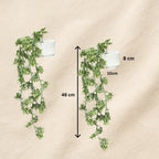 Faux Hanging Plant Light Green Combo of 2