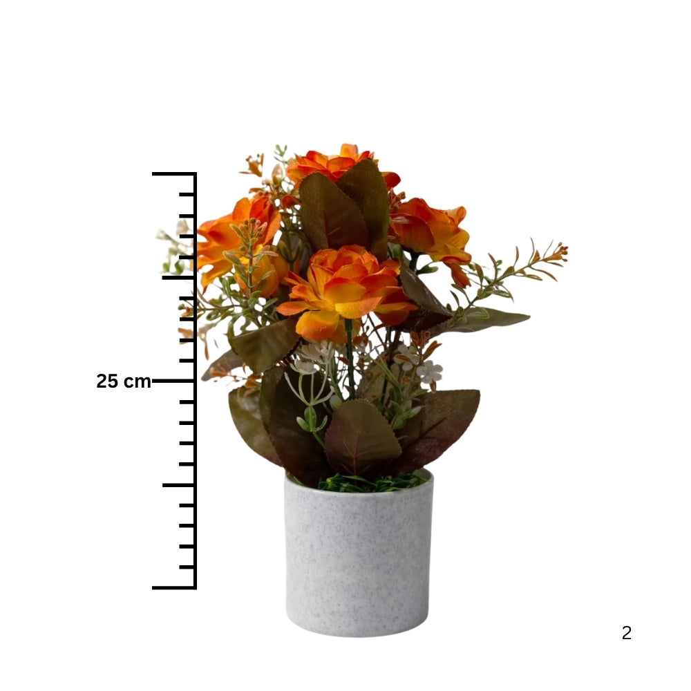 Artificial CAMELIA Roses (Combo of 2)