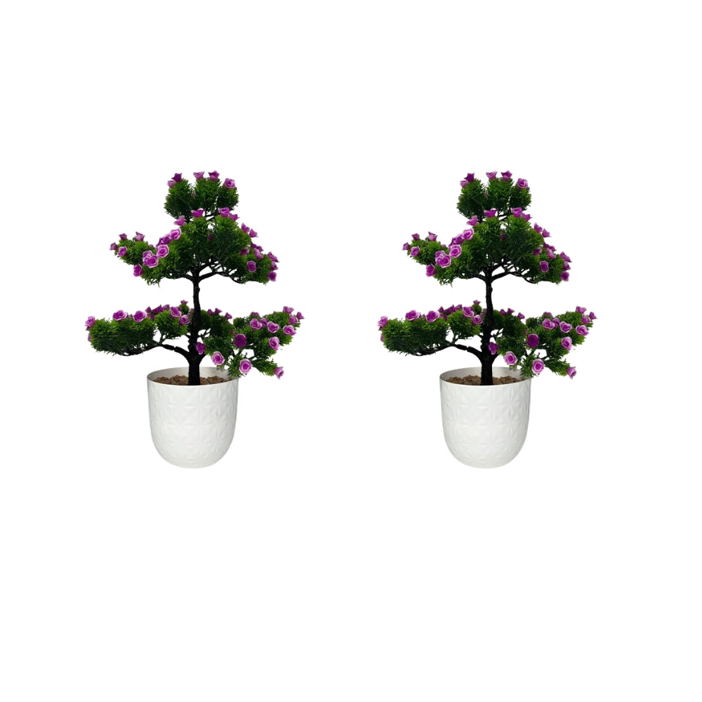 Artificial Blossom Bonsai Tree Plant(combo of 2)
