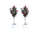 Artificial rose plant (combo of 2)