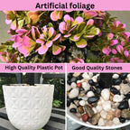 Artificial Bonsai Roses wit Pot (P23)