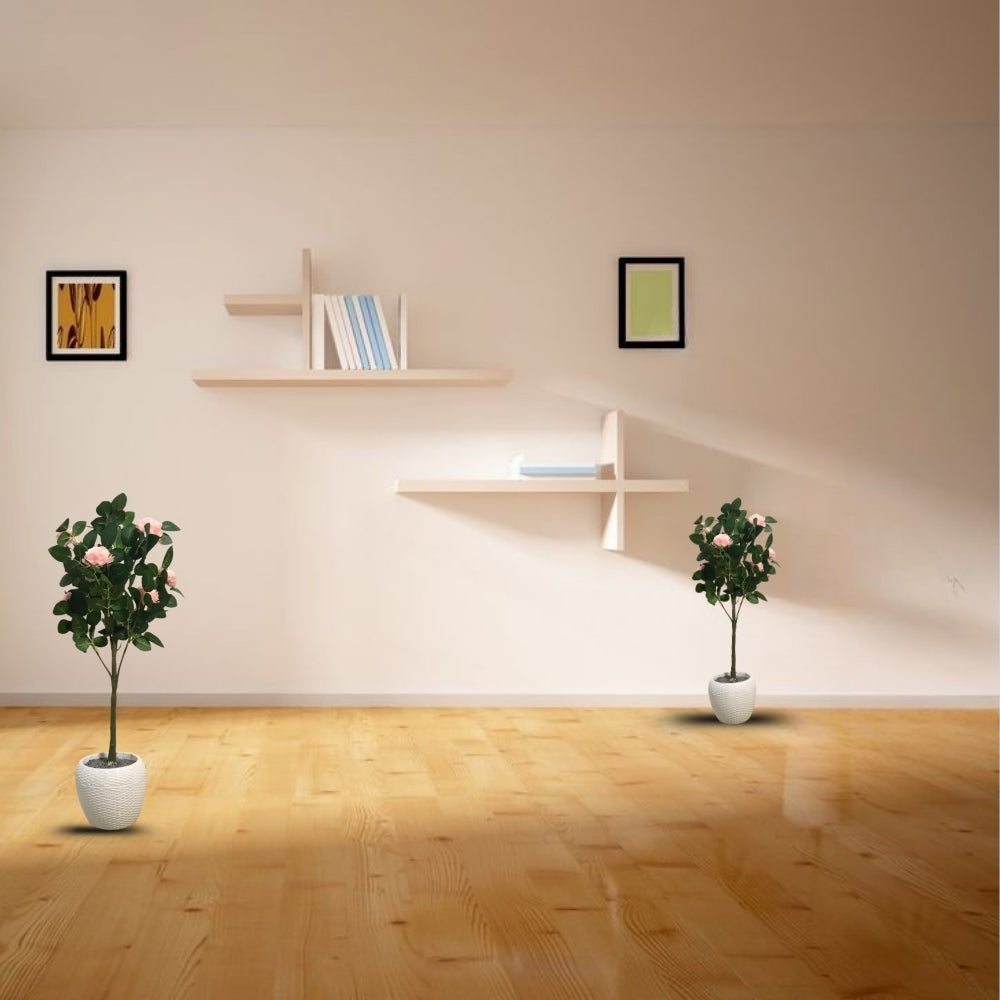 Faux Camellia Rose Plant(P33)