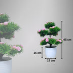 Artificial Bonsai Roses wit Pot (P23)