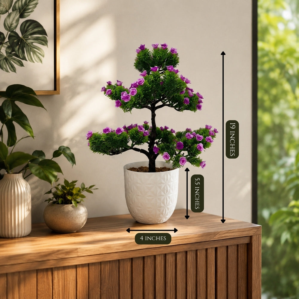 Artificial Blossom Bonsai Tree Plant(combo of 2)