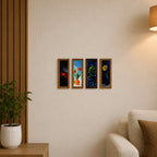 Potstory Premium Wall Frame Set – Set of 4 | Elegant Photo & Art Frames