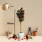 Artificial rose plant (combo of 2)