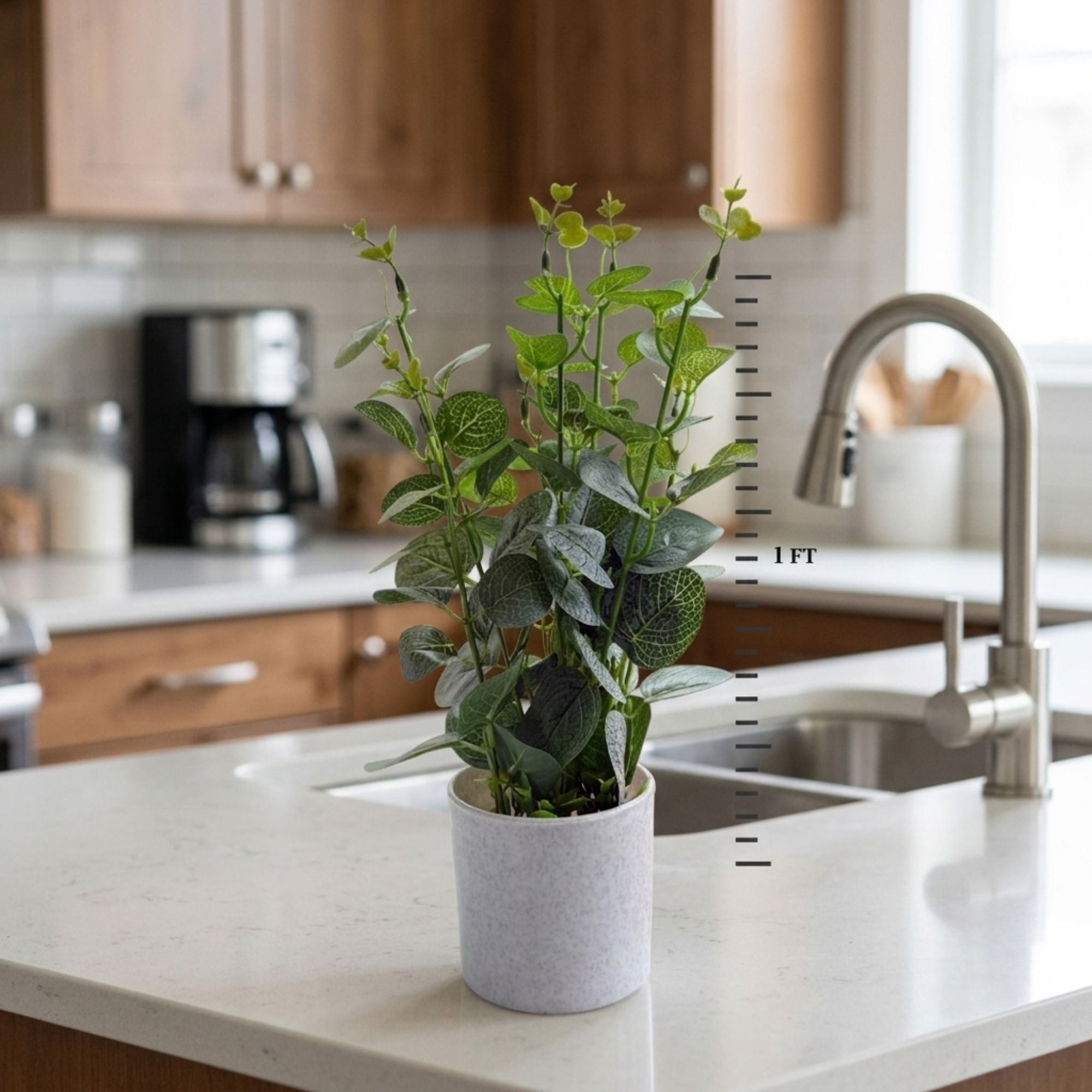 Artificial EUCALYPTUS mini pot combo of 3