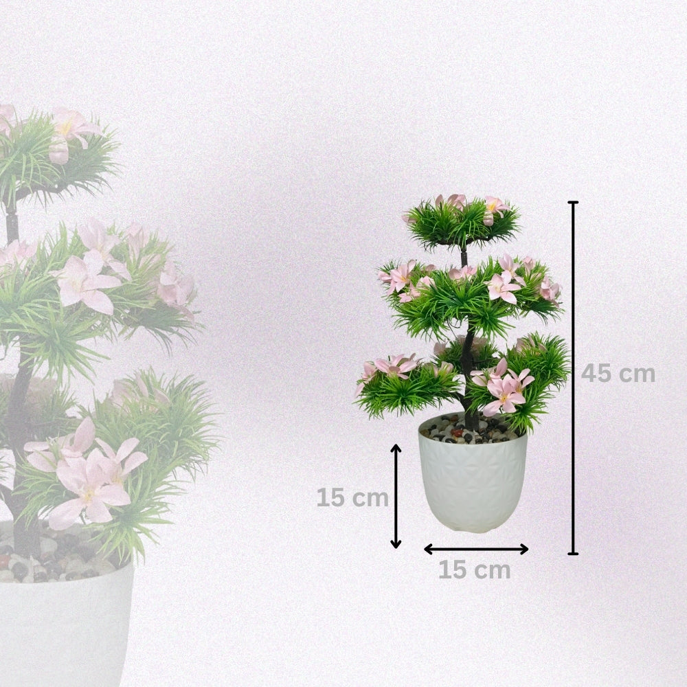 Faux Bonsai Lilly Plant with Pot(P40)