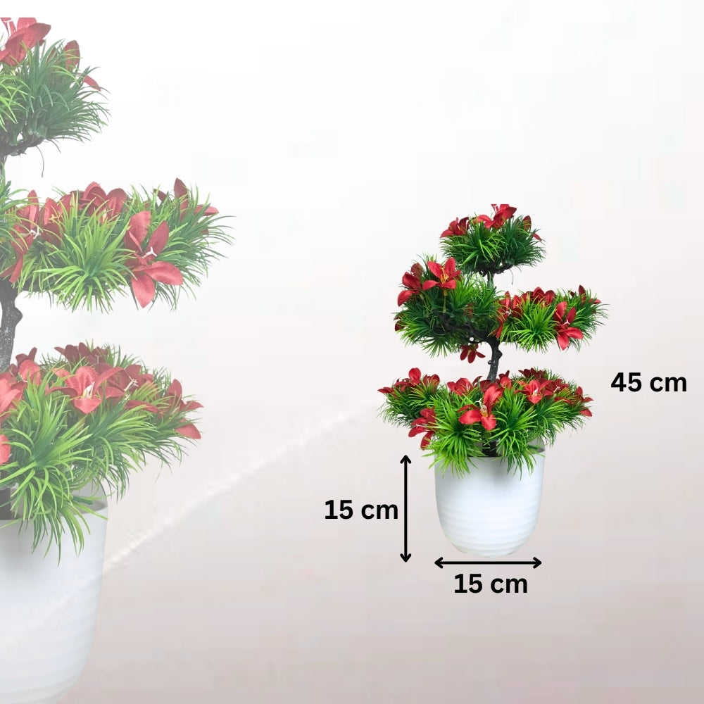 Faux Bonsai Lilly Plant with Pot(P40)