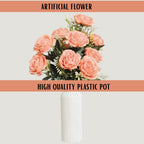 Artificial Rose Plant combo of 2 (P1)