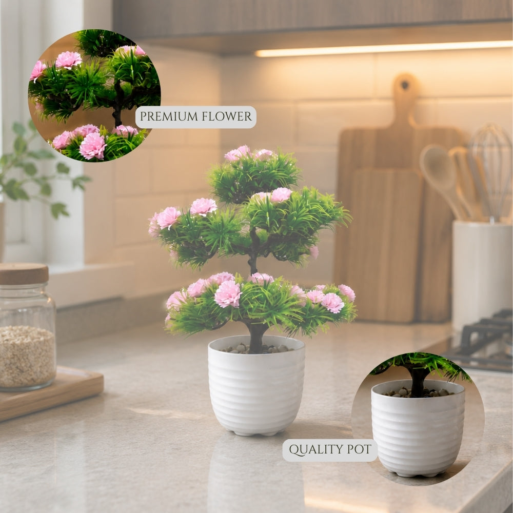 Artificial Blossom Bonsai Tree Plant(combo of 2)