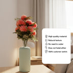 Faux Chrysanthemum with Pot combo of 2 (P1)