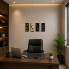 Potstory Premium Wall Frame Set – Set of 4 | Elegant Photo & Art Frames