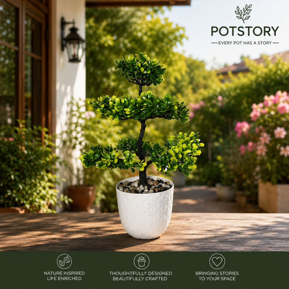Artificial Blossom Bonsai Tree Plant(combo of 2)