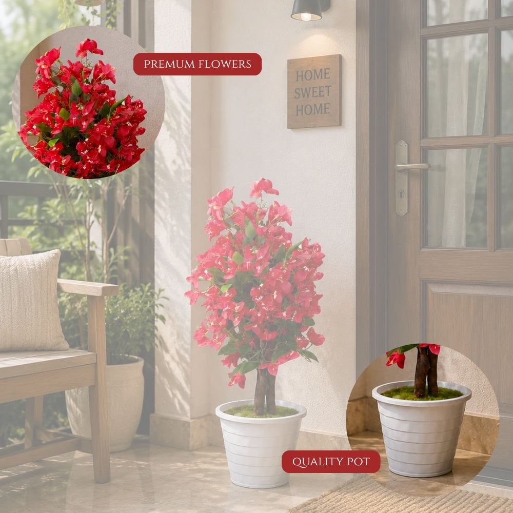 Artificial Bougainvillea flower plant(combo of 2)