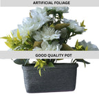 Faux Lilly with Coir Basket combo of 2 (P2)