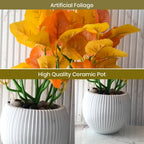 Artificial Bonsai Leaf Plant Combo of 2(P9)
