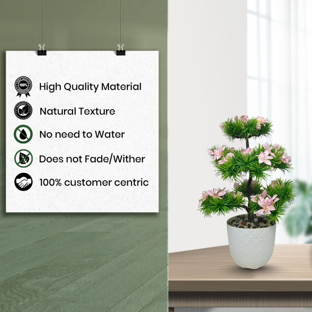 Faux Bonsai Lilly Plant with Pot(P40)