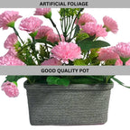 Faux Lilly with Coir Basket Combo of 2