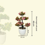 Artificial Bonsai Roses wit Pot (P23)