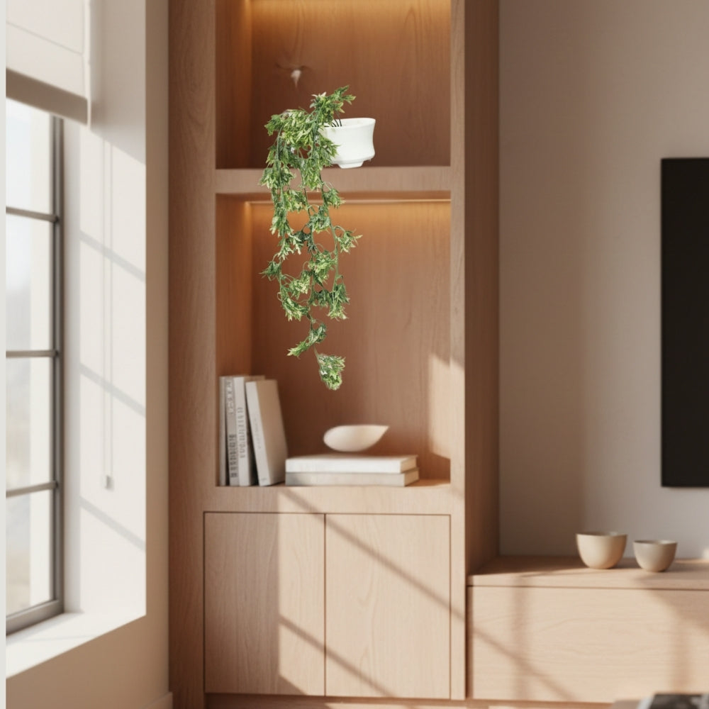 Faux Hanging Plant Light Green Combo of 2