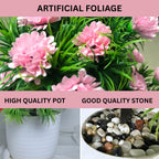 Artificial Bonsai Roses wit Pot (P23)