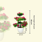 Artificial Bonsai Roses wit Pot (P23)