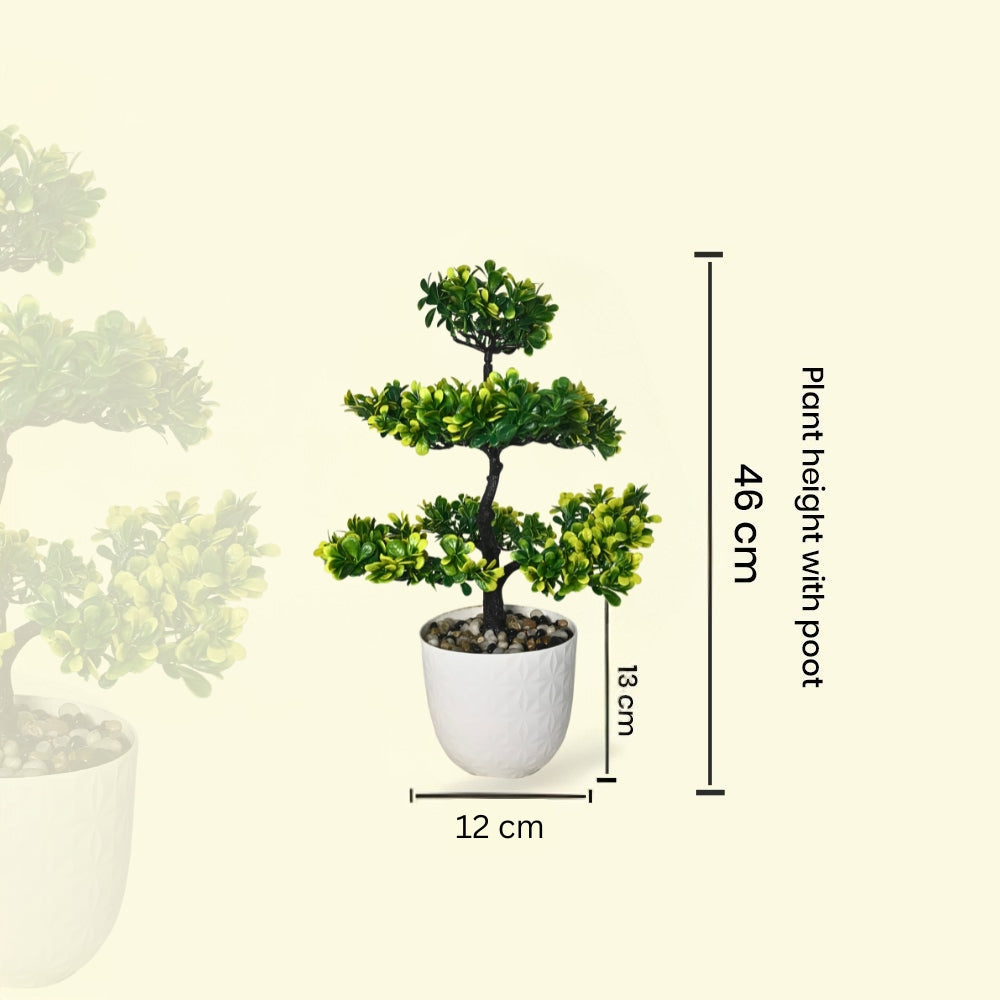 Artificial Bonsai Roses wit Pot (P23)