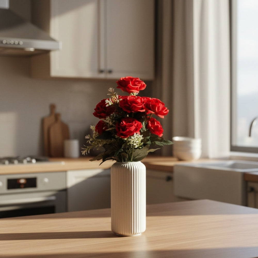 Artificial Roses with Pot (P1)