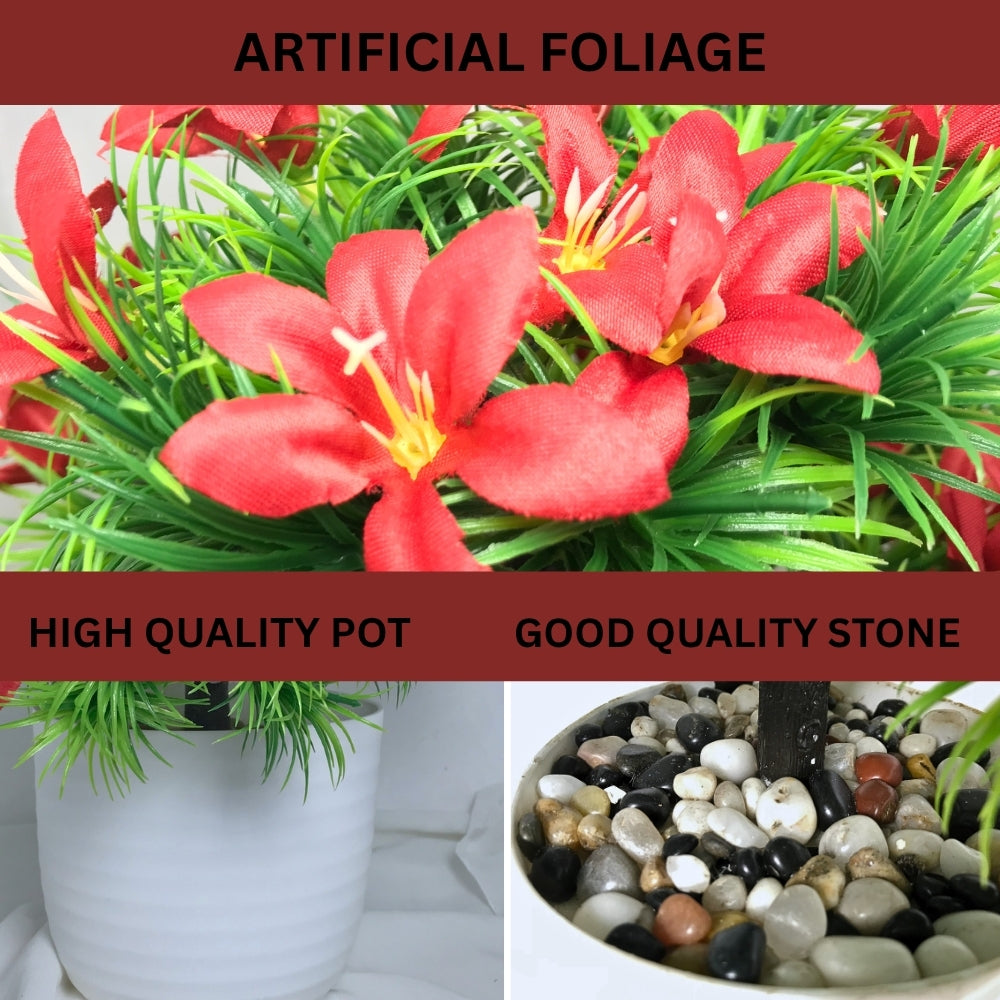Faux Bonsai Lilly Plant with Pot(P40)