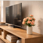 Artificial Rose Plant combo of 2 (P1)