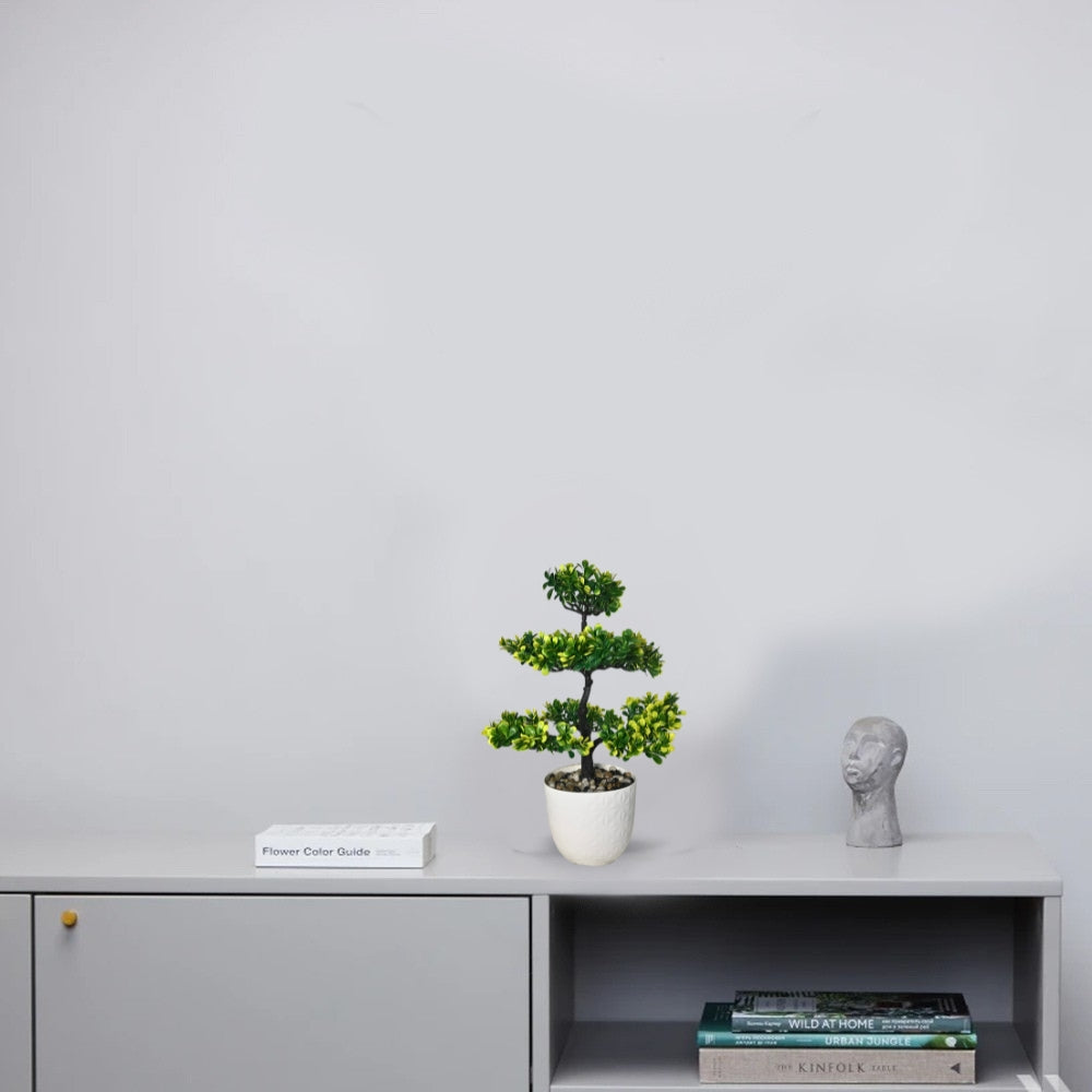 Artificial Bonsai Roses wit Pot (P23)