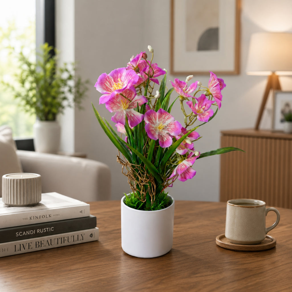 Artificial rain lily combo of 3